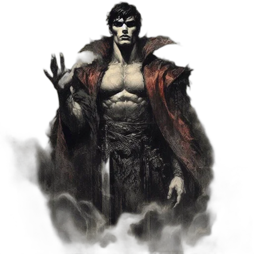 concept art, fantasy art, comic book art, photorealistic transparent PNG cut-out