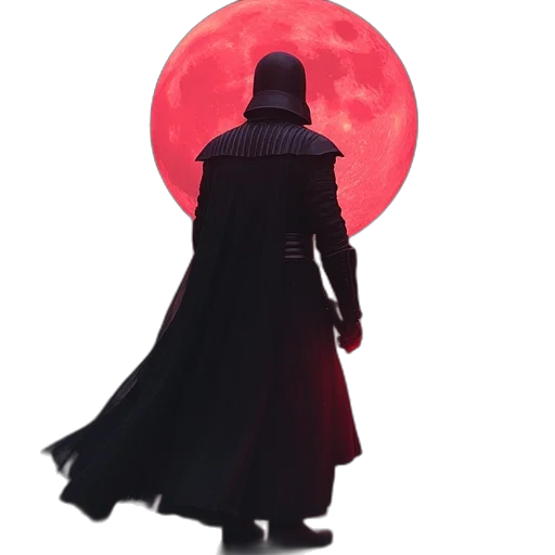 jacket, staff, sword, mask transparent PNG cut-out