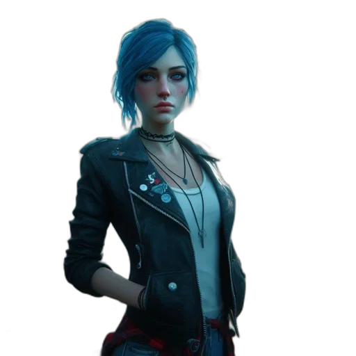 jacket, staff, face, weapon transparent PNG cut-out