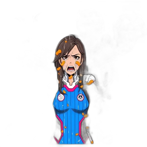 staff, cartoon, anime, pixel art transparent PNG cut-out