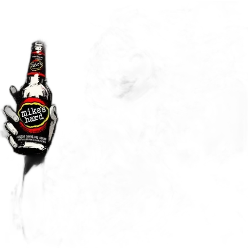bottle, weapon, crown, jacket transparent PNG cut-out