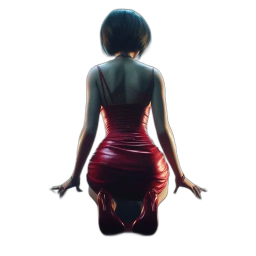 dress, concept art, 3d render, photorealistic transparent PNG cut-out