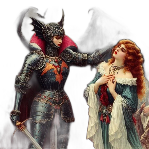 fantasy art, concept art, comic book art, fire transparent PNG cut-out