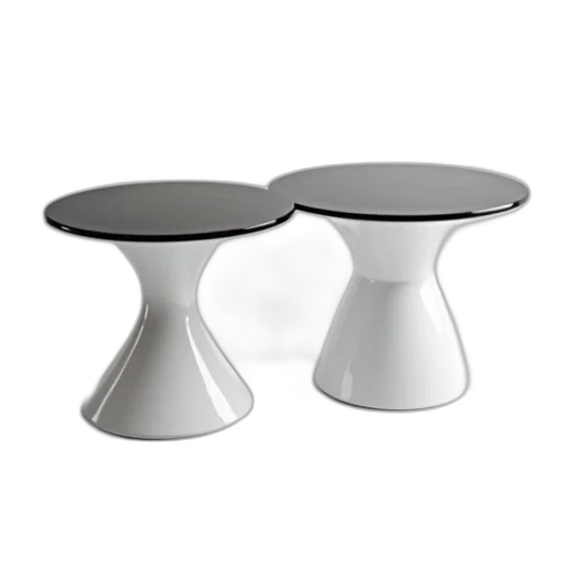 furniture, 3d render, pair, modern transparent PNG cut-out