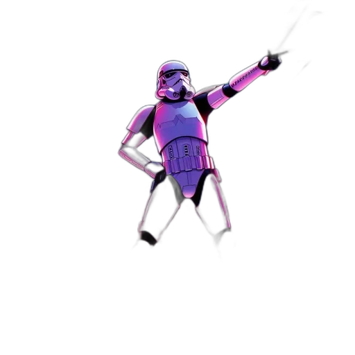 robot, weapon, staff, sword transparent PNG cut-out