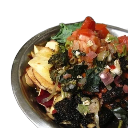 food, bowl, broccoli, tomatoes transparent PNG cut-out