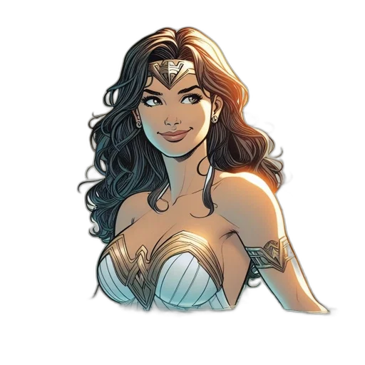 comic book art, cartoon, concept art, fantasy art transparent PNG cut-out