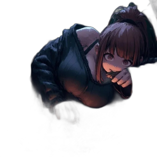 jacket, face, weapon, creature transparent PNG cut-out