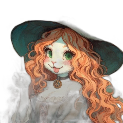 hat, staff, dress, mask transparent PNG cut-out
