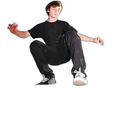 shoes, staff, jacket, photorealistic transparent PNG cut-out