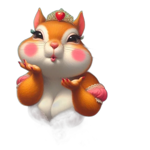 crown, staff, 3d render, concept art transparent PNG cut-out