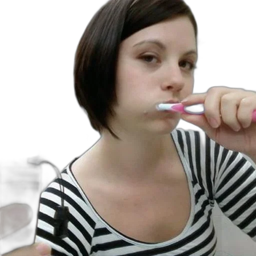 staff, photorealistic, woman, black transparent PNG cut-out