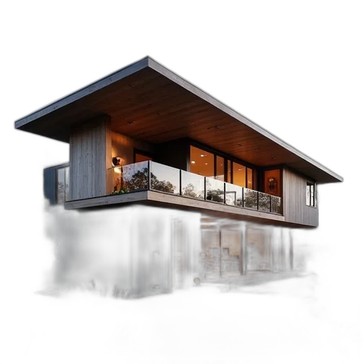 building, 3d render, photorealistic, concept art transparent PNG cut-out