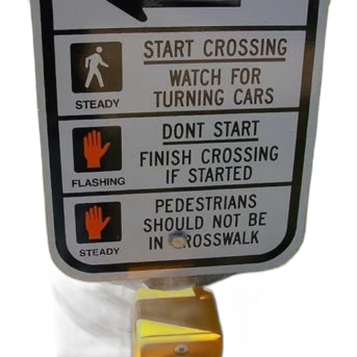 sign, says, start, crossing transparent PNG cut-out