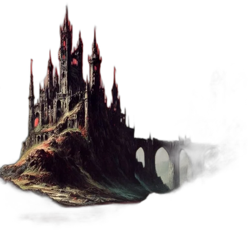 crown, sword, dragon, concept art transparent PNG cut-out