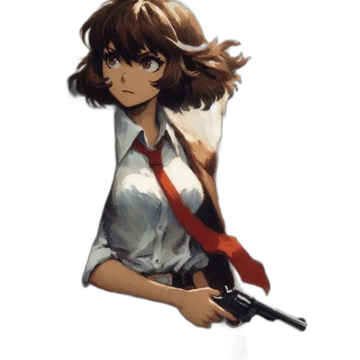 weapon, staff, jacket, concept art transparent PNG cut-out