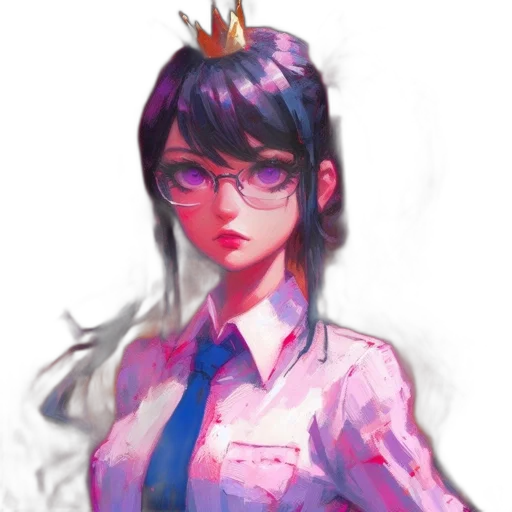 crown, staff, dress, face transparent PNG cut-out