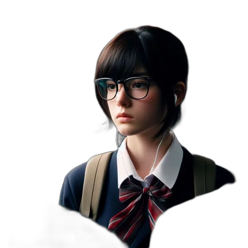 face, jacket, mask, staff transparent PNG cut-out