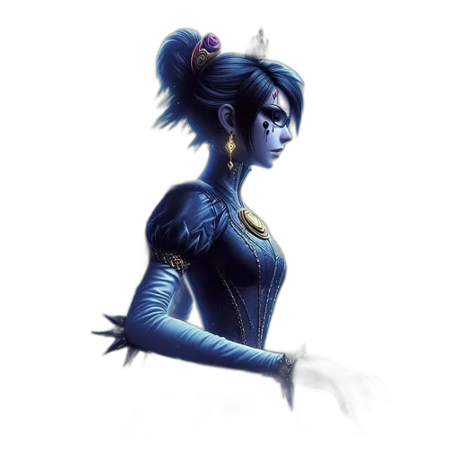 robot, staff, mask, crown transparent PNG cut-out
