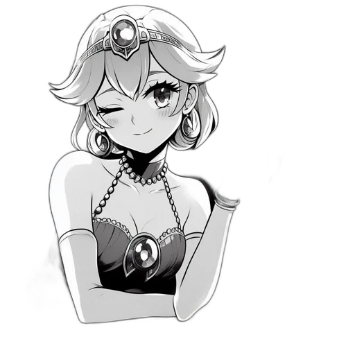crown, jewelry, staff, dress transparent PNG cut-out