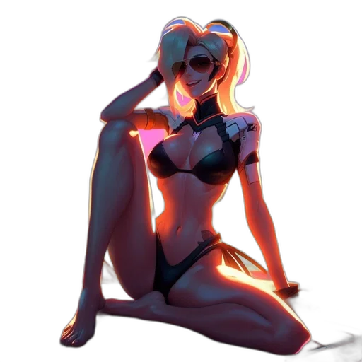 weapon, robot, staff, concept art transparent PNG cut-out