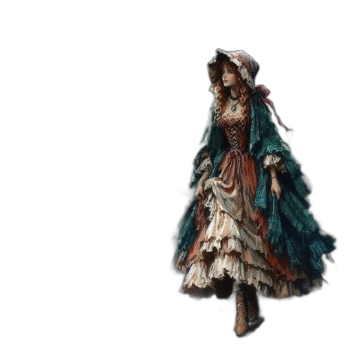 dress, staff, jacket, jewelry transparent PNG cut-out