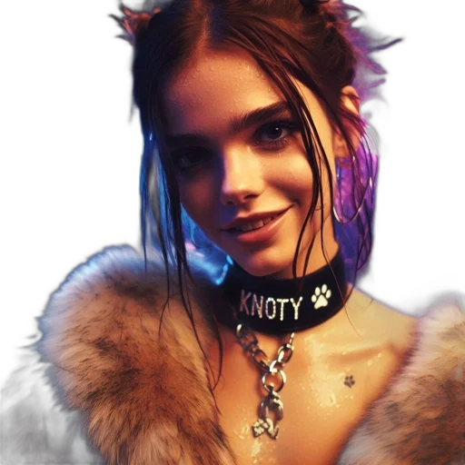 jewelry, face, jacket, hair transparent PNG cut-out