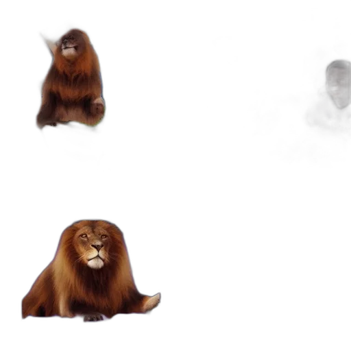 animal, creature, hair, concept art transparent PNG cut-out
