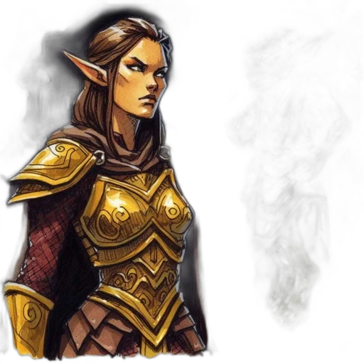 fantasy art, concept art, pixel art, comic book art transparent PNG cut-out