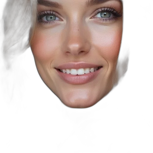 face, mask, crown, hair transparent PNG cut-out