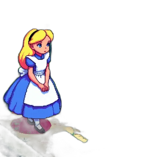 dress, staff, robot, weapon transparent PNG cut-out