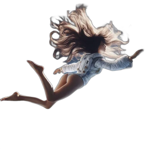 hair, dress, creature, crown transparent PNG cut-out