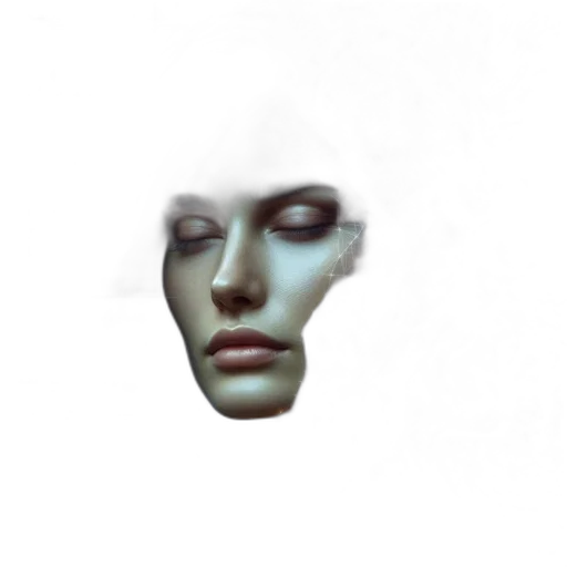 face, mask, robot, creature transparent PNG cut-out