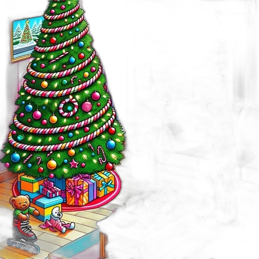 tree, 3d render, concept art, photorealistic transparent PNG cut-out