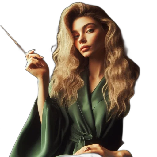 staff, jewelry, hair, dragon transparent PNG cut-out