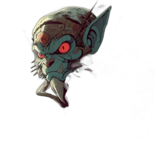 mask, creature, robot, face transparent PNG cut-out