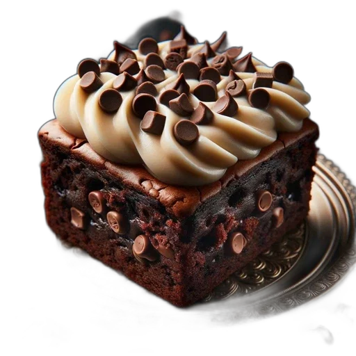food, crown, photorealistic, 3d render transparent PNG cut-out