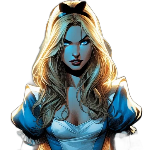 comic book art, concept art, fantasy art, cartoon transparent PNG cut-out