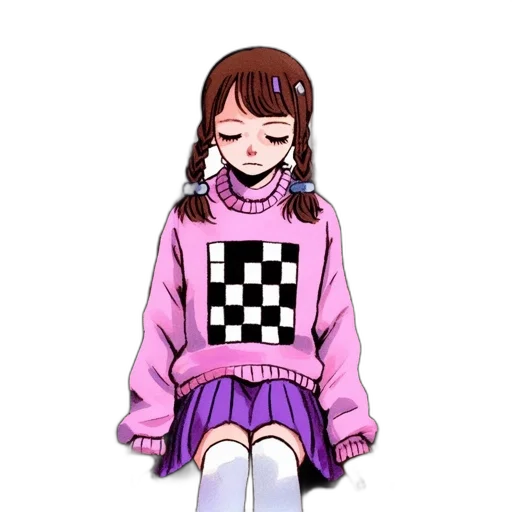 jacket, dress, staff, flower transparent PNG cut-out