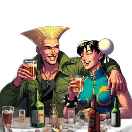 comic book art, concept art, pixel art, cyberpunk transparent PNG cut-out