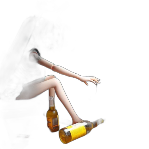 bottle, robot, weapon, creature transparent PNG cut-out