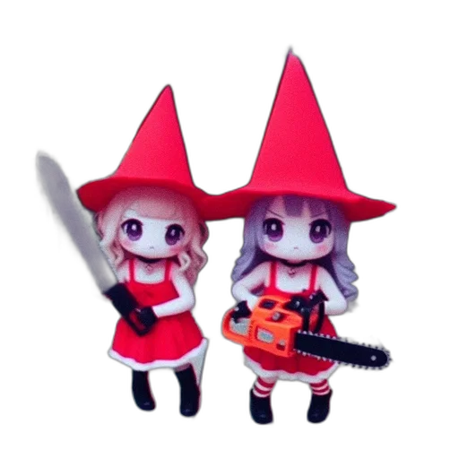 staff, hat, weapon, 3d render transparent PNG cut-out
