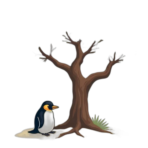 tree, concept art, pixel art, 3d render transparent PNG cut-out