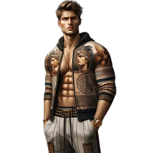 jacket, concept art, fantasy art, cyberpunk transparent PNG cut-out