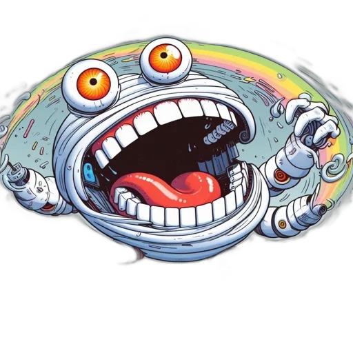 mask, face, robot, creature transparent PNG cut-out