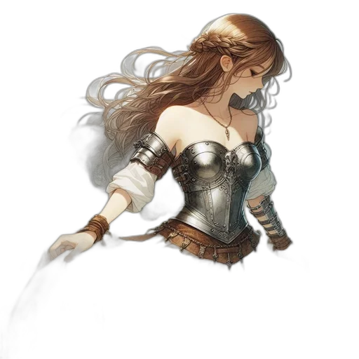 sword, dress, fantasy art, concept art transparent PNG cut-out