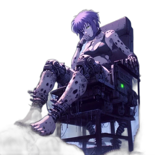 robot, weapon, sword, jacket transparent PNG cut-out