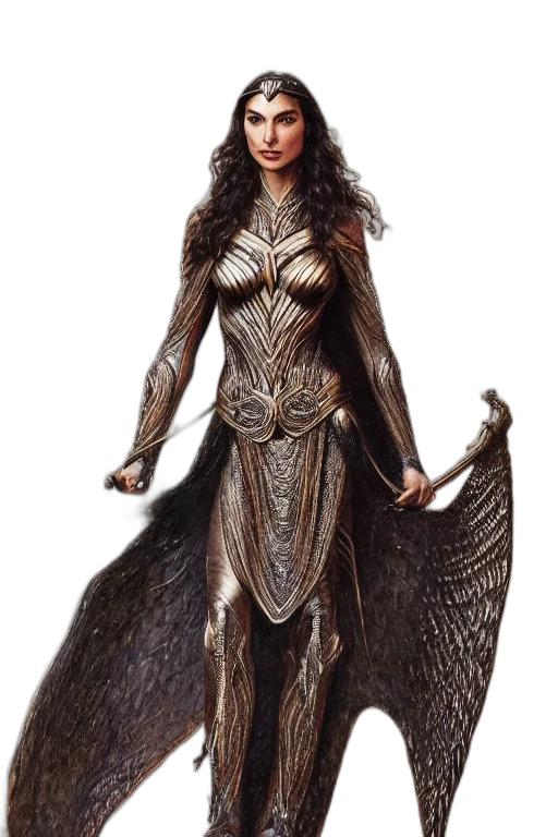 fantasy art, concept art, comic book art, photorealistic transparent PNG cut-out