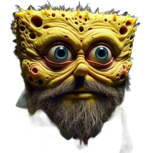 mask, crown, face, creature transparent PNG cut-out