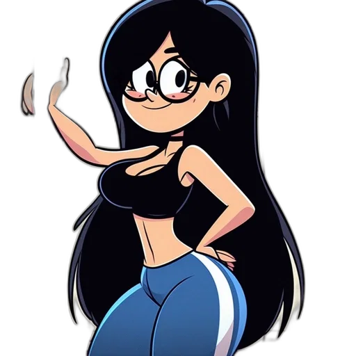dress, staff, cartoon, anime transparent PNG cut-out